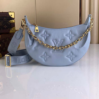 Louis Vuitton LV Women Over The Moon Lilas Purple Quilted Embroidered Calf Leather