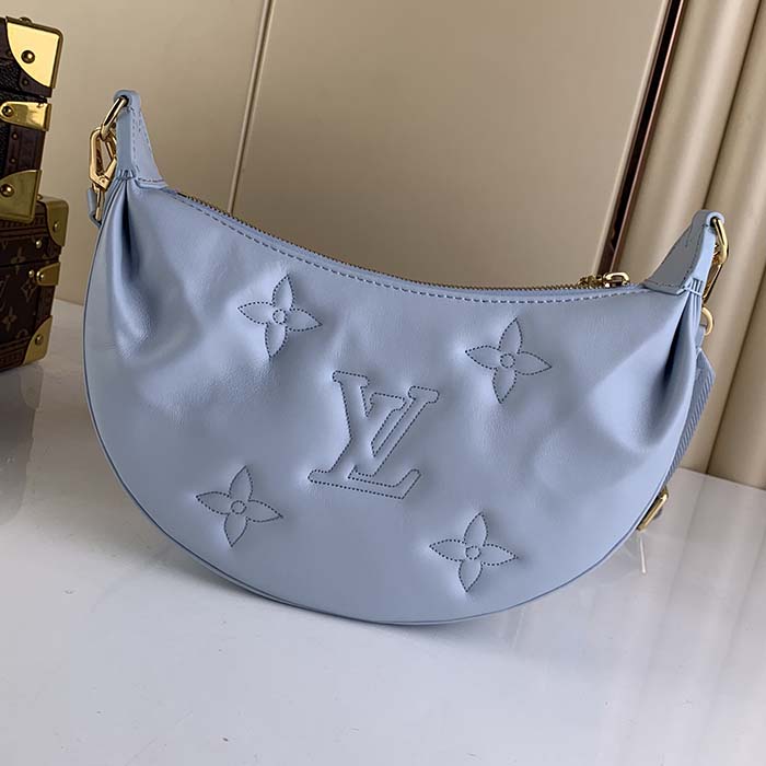 Louis Vuitton LV Women Over The Moon Lilas Purple Quilted Embroidered Calf Leather