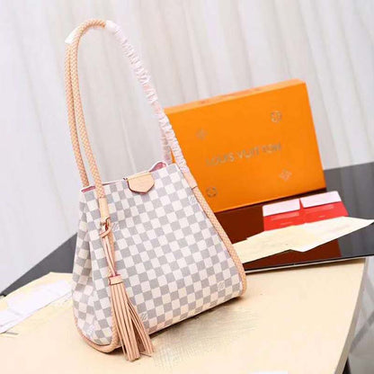 Louis Vuitton LV Women Propriano Damier Azur Coated Canvas Exterior