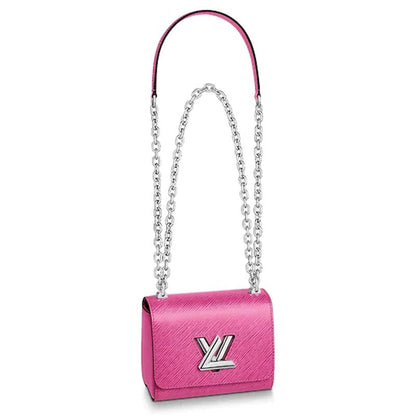 Louis Vuitton LV Women Twist Mini Handbag Epi Grained Leather-Rose