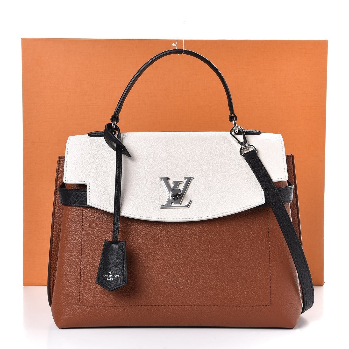 LOUIS VUITTON SOFT CALFSKIN LOCKME EVER HANDBAG