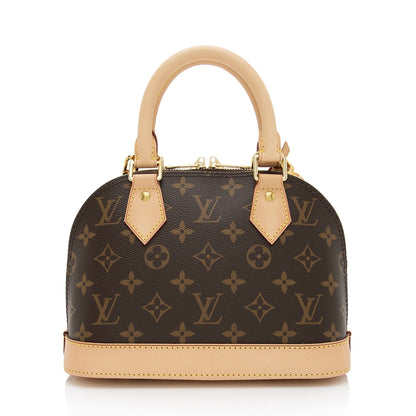 Louis Vuitton Monogram Canvas Alma BB Satchel