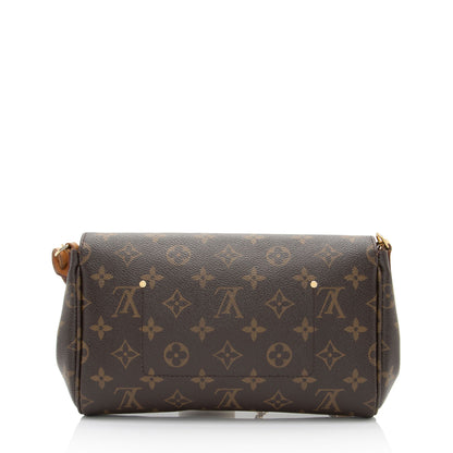 Louis Vuitton Monogram Canvas Favorite MM Shoulder Bag (SHF-yivpBZ)