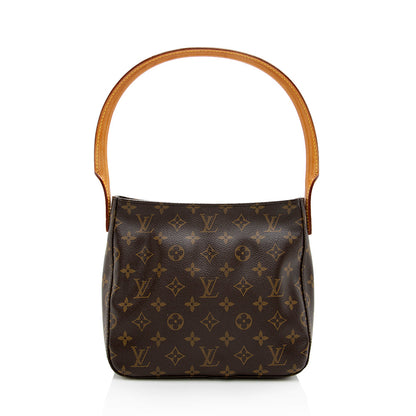 Louis Vuitton Monogram Canvas Looping MM Shoulder Bag (SHF-17843)