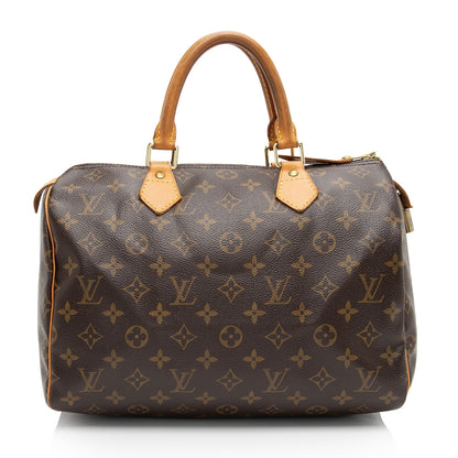 Louis Vuitton Monogram Canvas Speedy 30 Satchel (SHF-vg2Q2i)