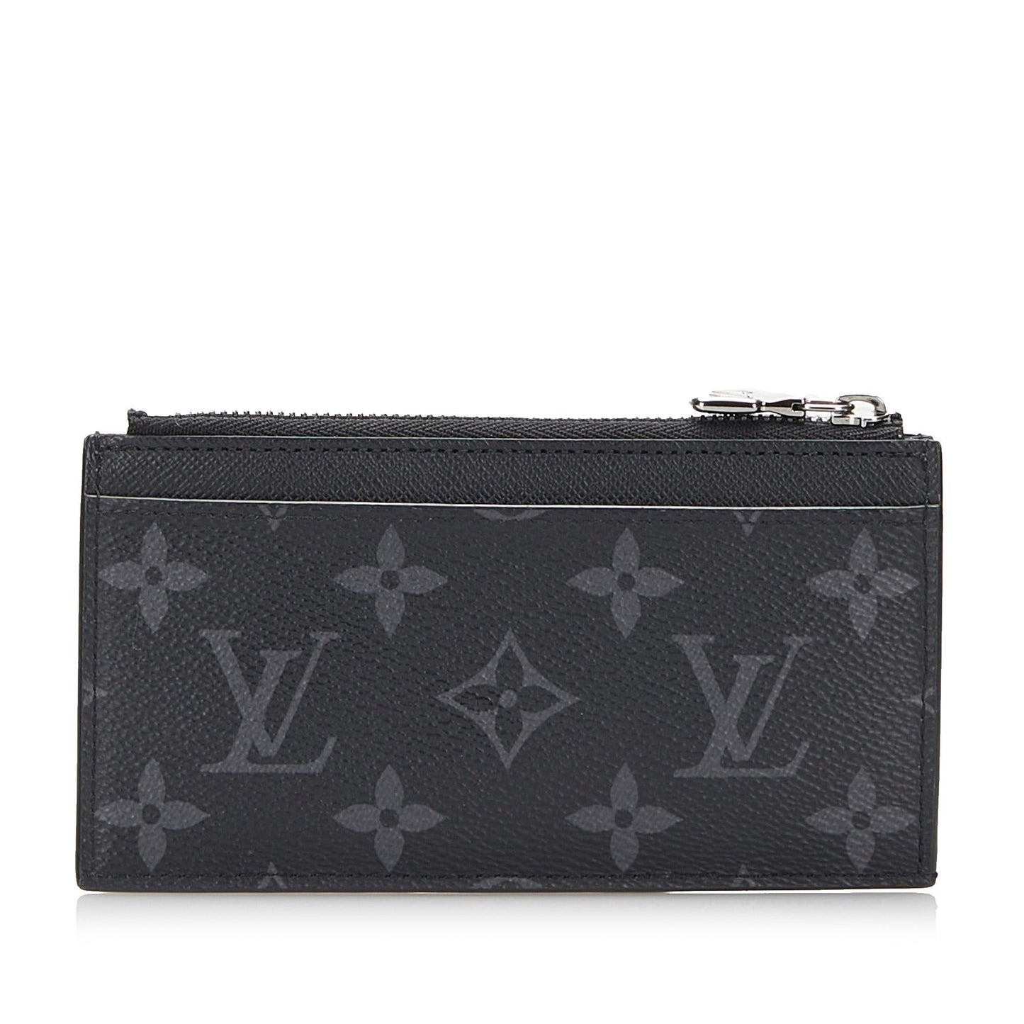 Louis Vuitton Monogram Eclipse Coin Pouch (SHG-CILlD8)