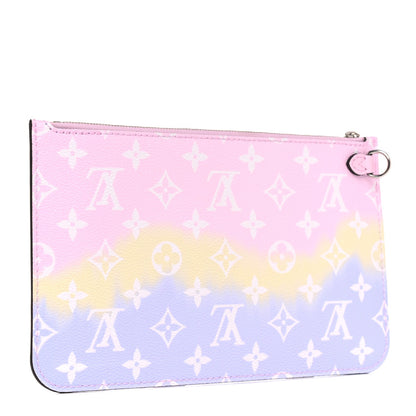 LOUIS VUITTON MONOGRAM ESCALE  NEVERFULL POCHETTE PASTEL