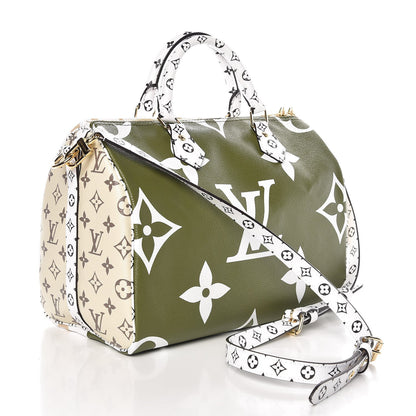 LOUIS VUITTON GIANT MONOGRAM SPEEDY BANDOULIERE 30