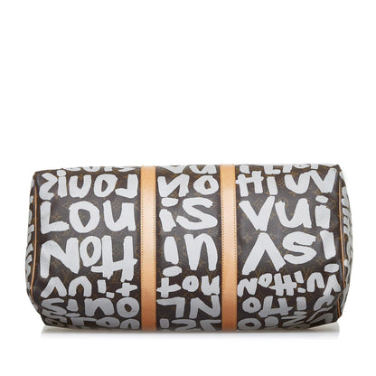 Louis Vuitton Monogram Graffiti Keepall 50