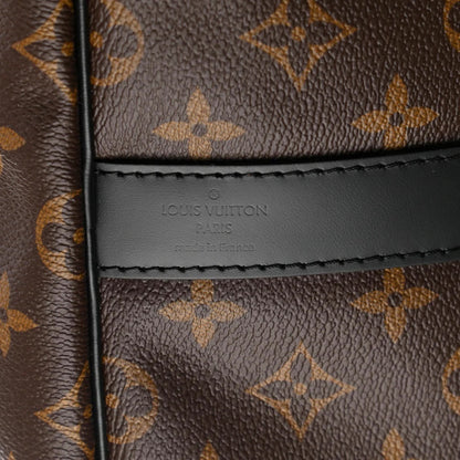 LOUIS VUITTON MONOGRAM MACASSAR KEEPALL BANDOULLIERE 55