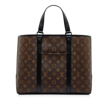 Louis Vuitton Monogram Macassar Weekend Tote PM (SHG-fsSloV)