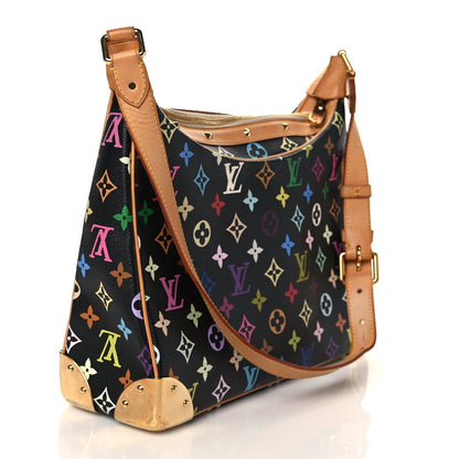 LOUIS VUITTON TAKASHI MURAKAMI BLACK MONOGRAM MULTICOLORE BOULOGNE