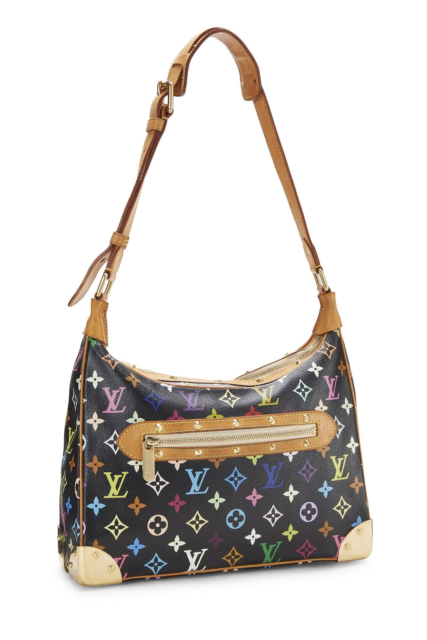 LOUIS VUITTON TAKASHI MURAKAMI BLACK MONOGRAM MULTICOLORE BOULOGNE