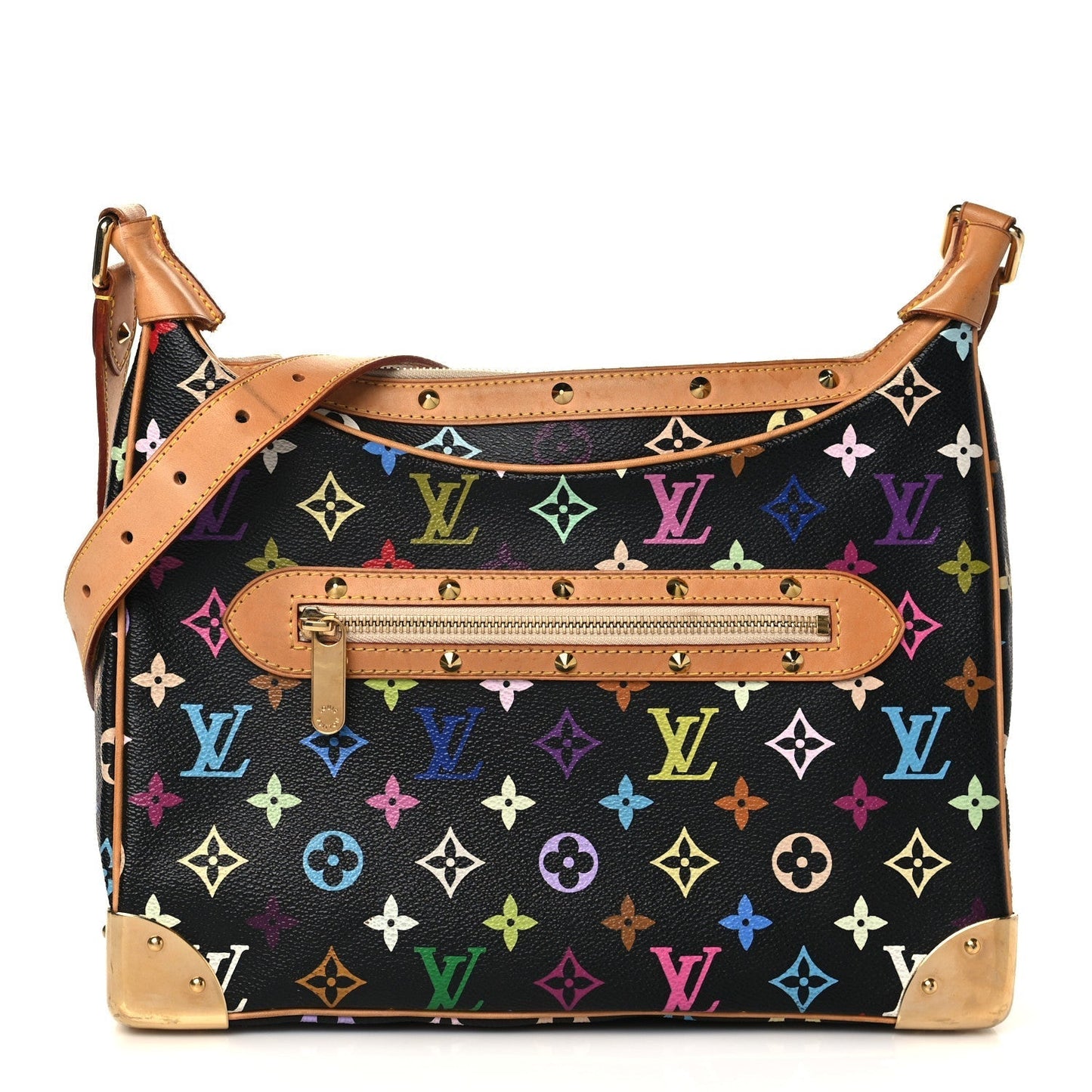 LOUIS VUITTON TAKASHI MURAKAMI BLACK MONOGRAM MULTICOLORE BOULOGNE