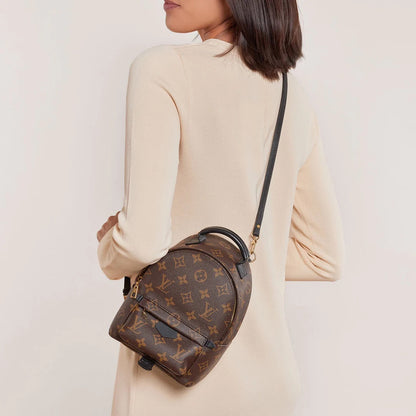 LOUIS VUITTON MONOGRAM PALM SPRINGS MINI BACKPACK