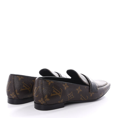LOUIS VUITTON MONOGRAM UPPERCASE LOAFERS