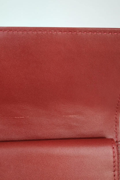 Monogram Vernis Sarah Wallet Red
