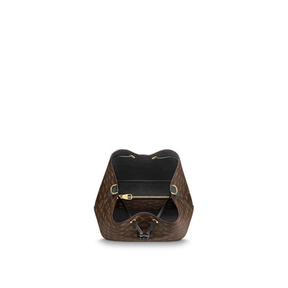 LOUIS VUITTON MONOGRAM NÉONOÉ MM BAG BLACK