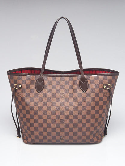 LOUIS VUITTON Damier Ebene Neverfull MM Bag