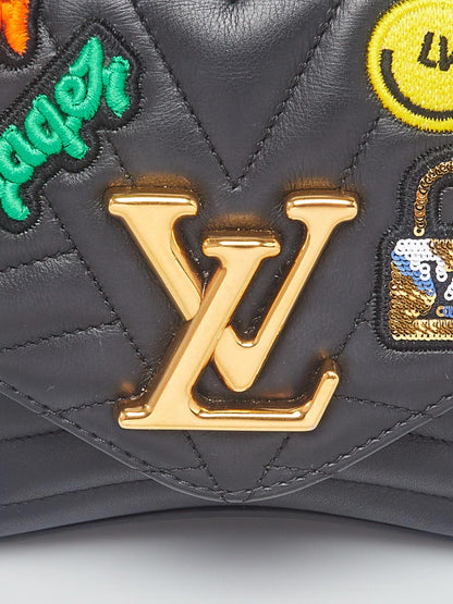 LOUIS VUITTON NEW WAVE QUILTED LEATHER PATCHES LIMITED EDITION MM BAG