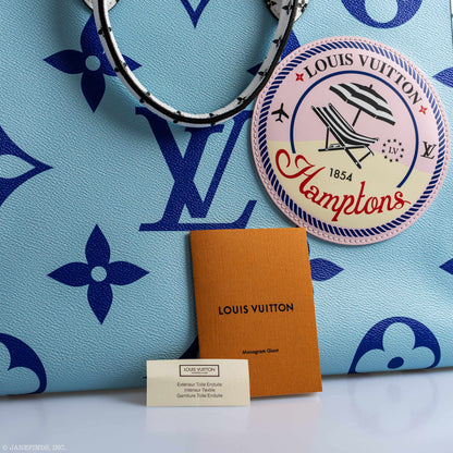 Louis Vuitton Onthego Monogram Giant Hamptons Blue - 2019 Limited