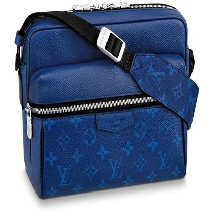 Louis Vuitton Outdoor Messenger K45 Taiga Monogram Cobalt