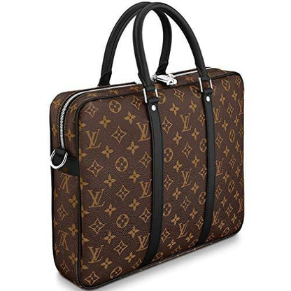Louis Vuitton Monogram Macassar Porte-Documents Voyage PM