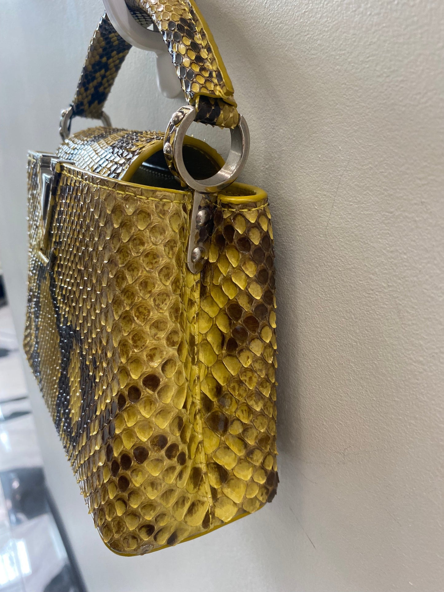 LOUIS VUITTON PYTHON MINI CAPUCINES BAG