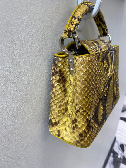 LOUIS VUITTON PYTHON MINI CAPUCINES BAG