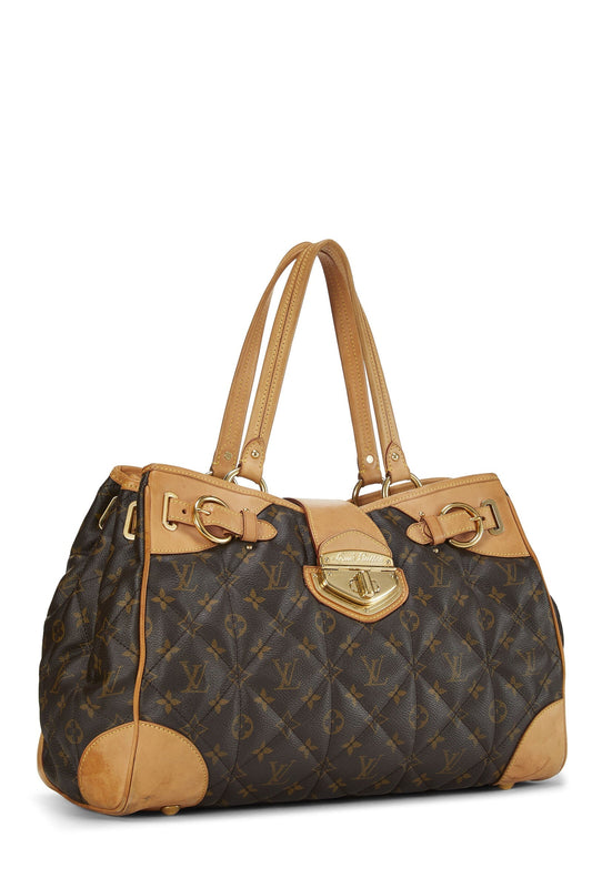 LOUIS VUITTON QUILTED MONOGRAM ETOILE CANVAS SHOPPER BAG