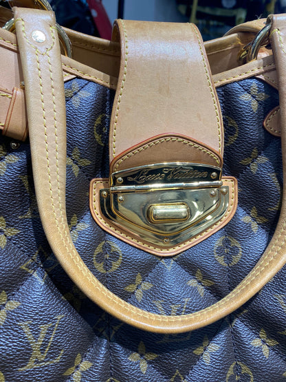 LOUIS VUITTON QUILTED MONOGRAM ETOILE CANVAS SHOPPER BAG