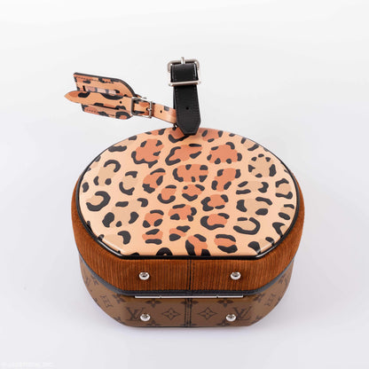 Louis Vuitton Reverse Monogram Leopard Petite Boite Chapeau