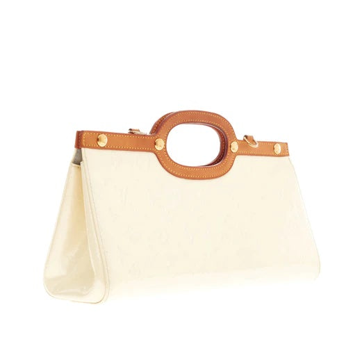 LOUIS VUITTON ROXBURY DRIVE VERNIS MONOGRAM PERLE BAG