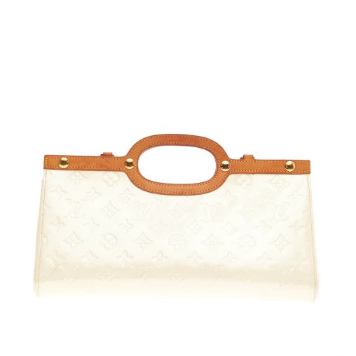 LOUIS VUITTON ROXBURY DRIVE VERNIS MONOGRAM PERLE BAG