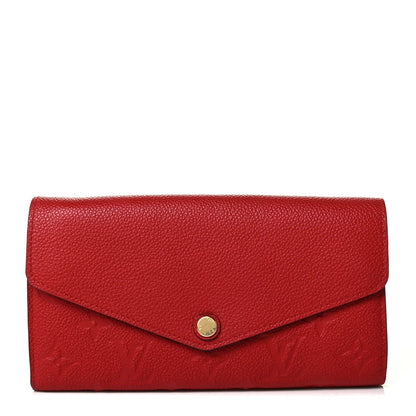 Louis Vuitton Empreinte Monogram Sarah NM Wallet-Cherry