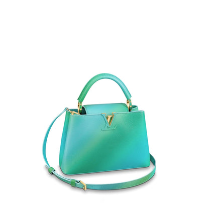 LOUIS VUITTON CAPUCINES TAURILLON LEATHER PM