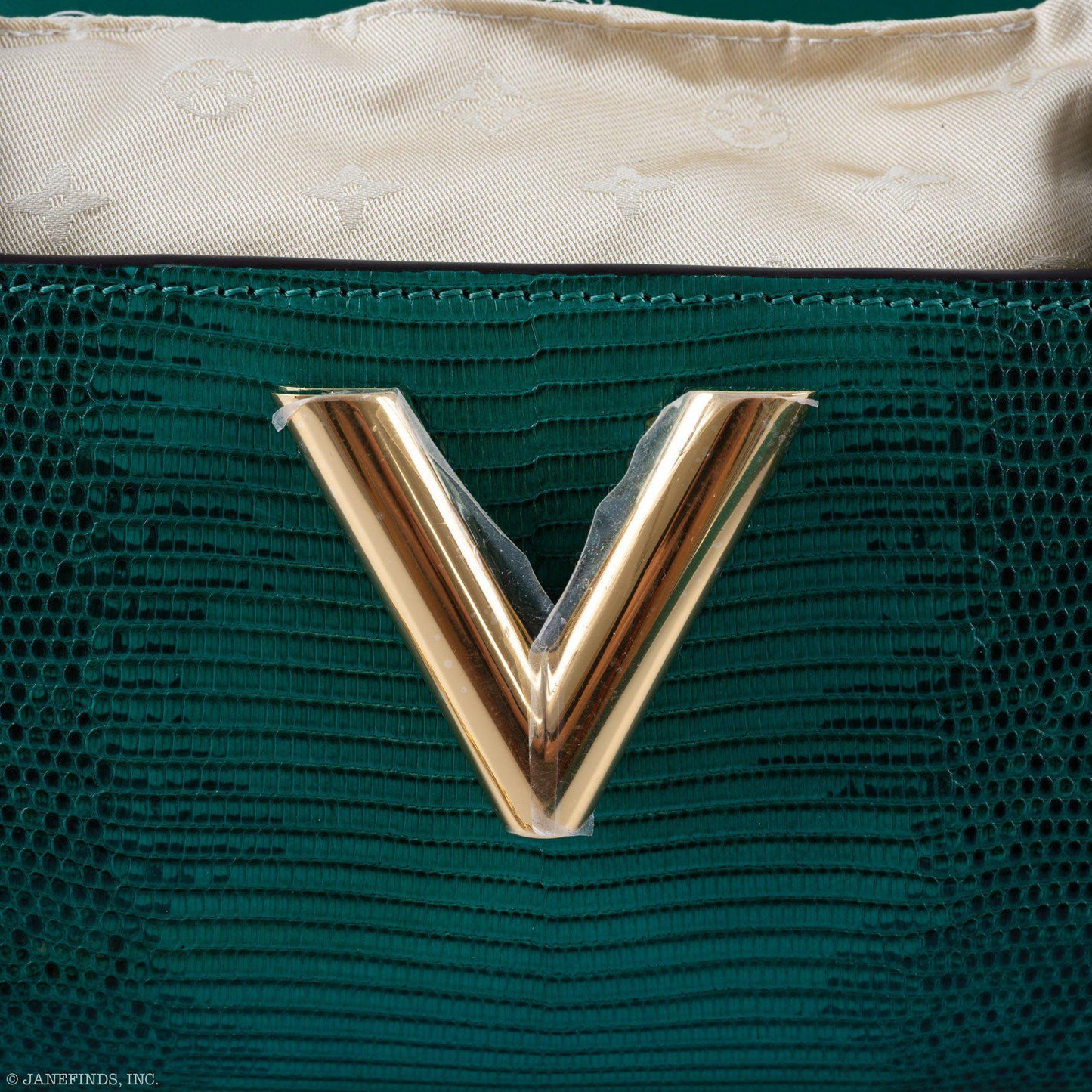 Louis Vuitton Twist PM Vert Emerald Ombre Lizard Gold Hardware