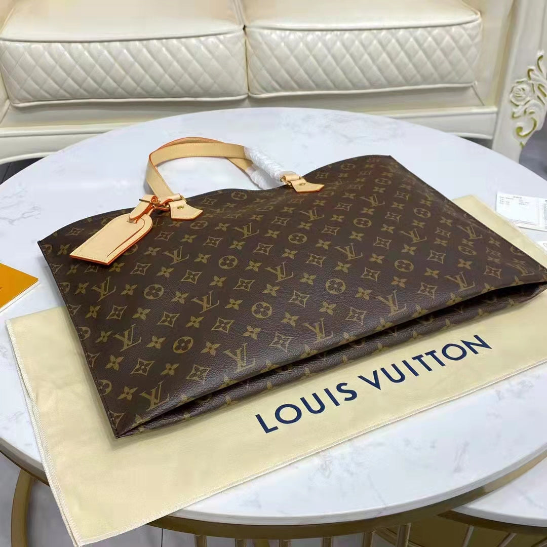 Louis Vuitton Unisex All-In MM Travel Bag Brown Monogram Coated Canvas