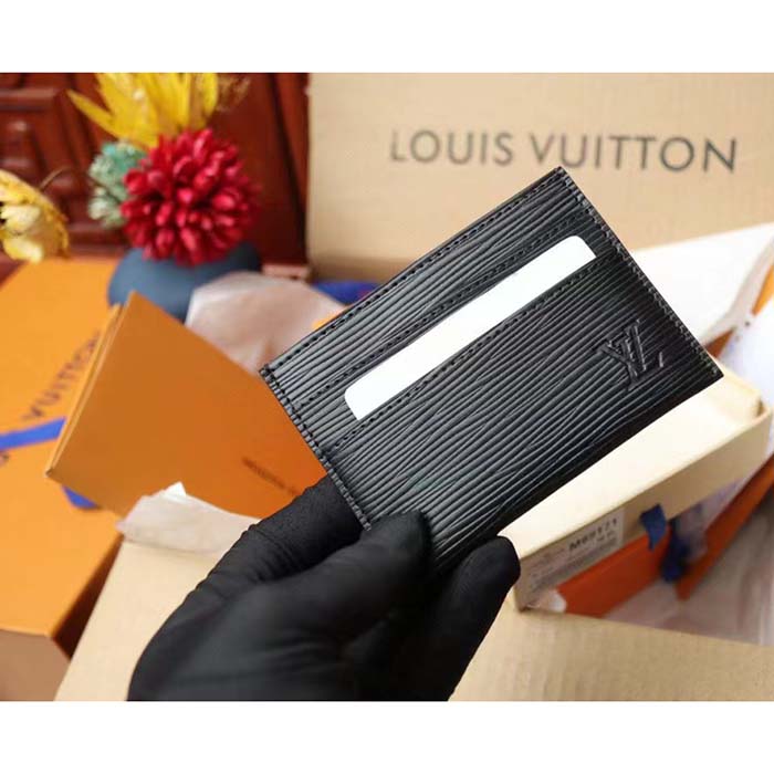 Louis Vuitton Unisex Double Card Holder Taiga Leather Cowhide Leather Lining