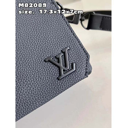 Louis Vuitton Unisex Fastline Wearable Wallet Black Cowhide Leather