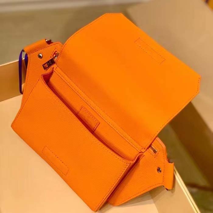 Louis Vuitton Unisex LV Aerogram Takeoff Sling Saffron Yellow Cowhide Leather