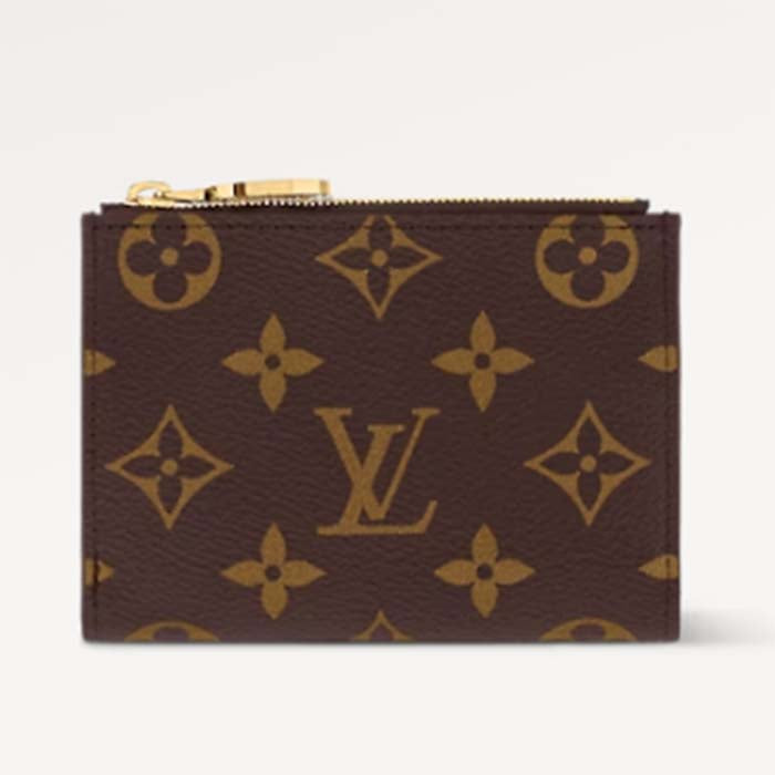 Louis Vuitton Unisex LV Lisa Wallet Lollipop Pink Monogram Coated Canvas Grained Cowhide Leather