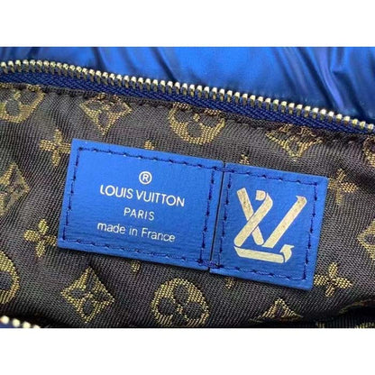 Louis Vuitton Unisex LV Maxi Multi-Pochette Accessoires Navy Blue Silver Recycled Nylon Econyl