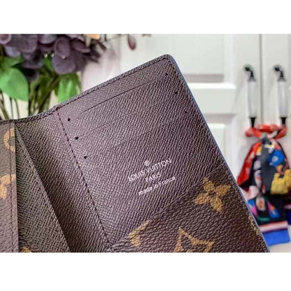 Louis Vuitton Unisex LV Pocket Organizer Atlantic Blue Monogram Coated Canvas