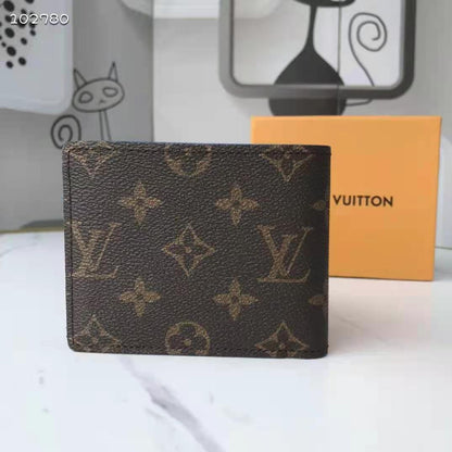 Louis Vuitton Unisex LV x NBA Multiple Wallet Monogram Coated Canvas