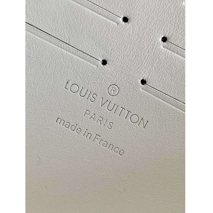 Louis Vuitton Unisex LV x YK Pochette Voyage White Taurillon Monogram Cowhide Psychedelic Flower