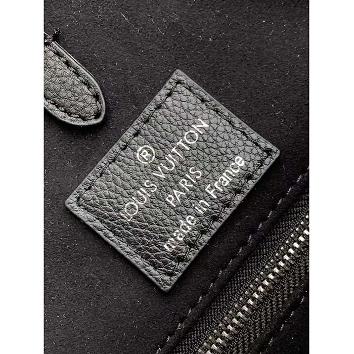 Louis Vuitton Unisex LVxYK OnTheGo MM Black White Embossed Grained Monogram Empreinte Cowhide