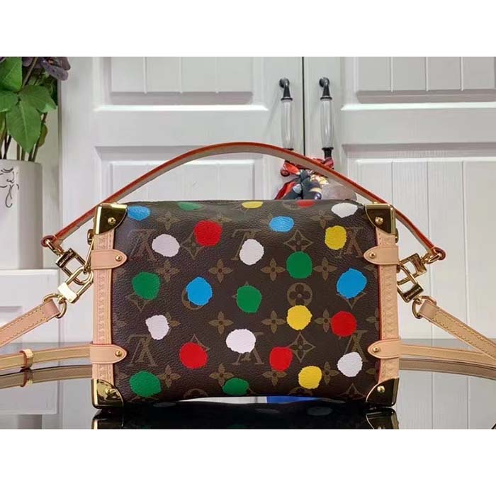 Louis Vuitton Unisex LVxYK Side Trunk Monogram Coated Canvas 3D Painted Dots Print