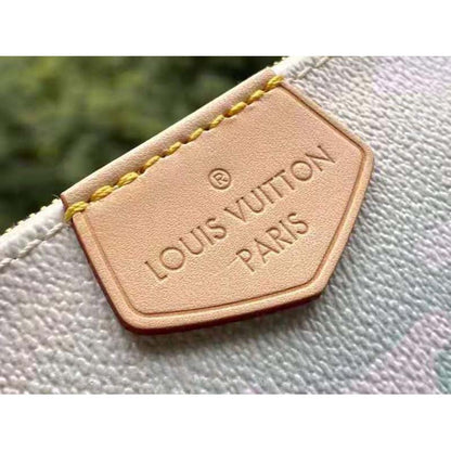 Louis Vuitton Unisex Multi Pochette Accessoires Blue Monogram Giant Coated Canvas