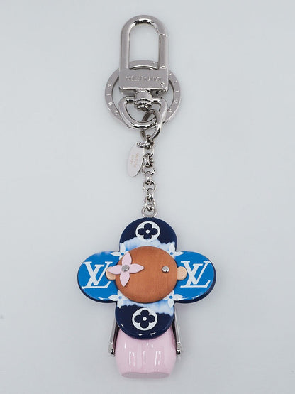 Louis Vuitton Blue and Pink Resin Escale Vivienne Key Holder and Bag Charm